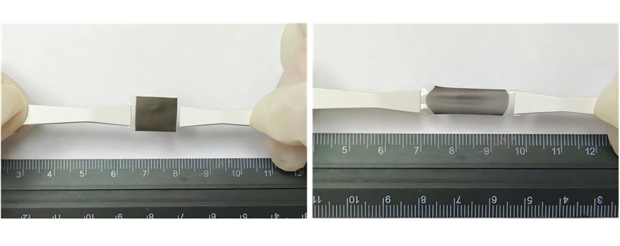 Imagen: este parche parecido a una venda algún día podría ser parte de un tratamiento eficaz y no invasivo para el melanoma (fotografía cortesía de ACS Nano (2026). DOI: 10.1021/acsnano.5c21102)